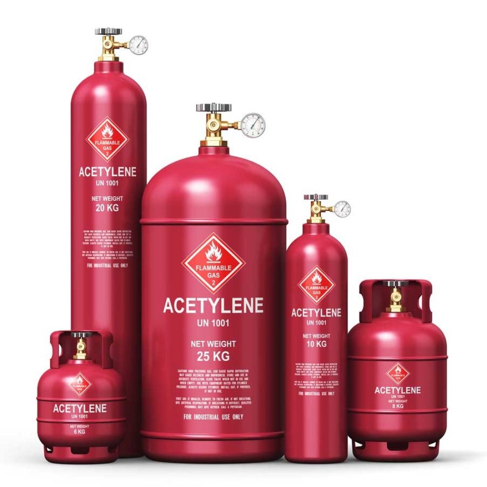 آشنایی با سیلندرهای گازهای صنعتی و انواع آن